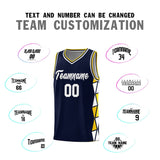 Custom Hip Hop Side Two-Color Triangle Splicing Sports Uniform Basketball Jersey Add Logo Number