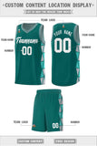 Custom Hip Hop Side Two-Color Triangle Splicing Sports Uniform Basketball Jersey Add Logo Number