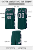 Custom Hip Hop Side Two-Color Triangle Splicing Sports Uniform Basketball Jersey Printed Logo Number