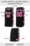 Custom For Youth Side Two-Color Triangle Splicing Sports Uniform Basketball Jersey Add Logo Number