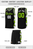 Custom For Adult Side Two-Color Triangle Splicing Sports Uniform Basketball Jersey Add Logo Number