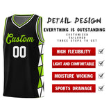 Custom For Adult Side Two-Color Triangle Splicing Sports Uniform Basketball Jersey Add Logo Number