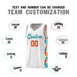 Custom For Adult Side Two-Color Triangle Splicing Sports Uniform Basketball Jersey Add Logo Number