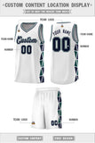 Custom Tank Top Side Two-Color Triangle Splicing Sports Uniform Basketball Jersey Add Logo Number