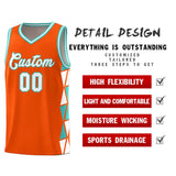 Custom For Adult Side Two-Color Triangle Splicing Sports Uniform Basketball Jersey Add Logo Number