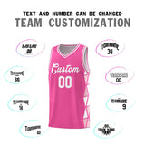 Custom For Adult Side Two-Color Triangle Splicing Sports Uniform Basketball Jersey Add Logo Number
