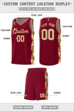 Custom For Youth Side Two-Color Triangle Splicing Sports Uniform Basketball Jersey Add Logo Number