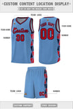 Custom For Adult Side Two-Color Triangle Splicing Sports Uniform Basketball Jersey Add Logo Number