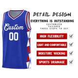 Custom For Adult Side Two-Color Triangle Splicing Sports Uniform Basketball Jersey Add Logo Number