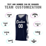 Custom For Youth Side Two-Color Triangle Splicing Sports Uniform Basketball Jersey Add Logo Number