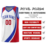 Custom Traditional Color Block Sports Uniform Basketball Jersey Printed Team Logo Number