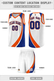 Custom Individualized Color Block Sports Uniform Basketball Jersey Text Team Logo Number