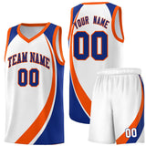 Custom Individualized Color Block Sports Uniform Basketball Jersey Text Team Logo Number