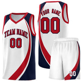 Custom Individualized Color Block Sports Uniform Basketball Jersey Text Team Logo Number