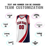 Custom Individualized Color Block Sports Uniform Basketball Jersey Text Team Logo Number