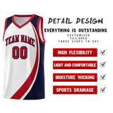 Custom Individualized Color Block Sports Uniform Basketball Jersey Text Team Logo Number