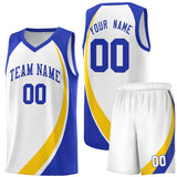 Custom Individualized Color Block Sports Uniform Basketball Jersey Printed Team Logo Number
