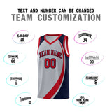 Custom Traditional Color Block Sports Uniform Basketball Jersey Printed Team Logo Number