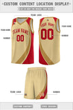 Custom Traditional Color Block Sports Uniform Basketball Jersey Printed Team Logo Number