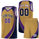 Custom Individualized Color Block Sports Uniform Basketball Jersey Text Team Logo Number