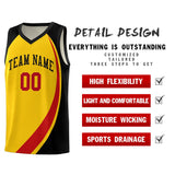 Custom Individualized Color Block Sports Uniform Basketball Jersey Printed Team Logo Number