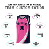 Custom Individualized Color Block Sports Uniform Basketball Jersey Text Team Logo Number
