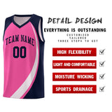Custom Individualized Color Block Sports Uniform Basketball Jersey Text Team Logo Number