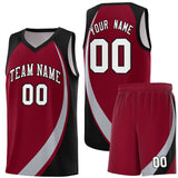 Custom Individualized Color Block Sports Uniform Basketball Jersey Add Team Logo Number
