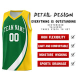 Custom Individualized Color Block Sports Uniform Basketball Jersey Text Team Logo Number
