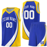 Custom Individualized Color Block Sports Uniform Basketball Jersey Text Team Logo Number