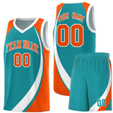 Custom Individualized Color Block Sports Uniform Basketball Jersey Text Team Logo Number