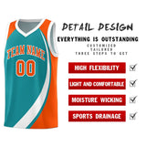 Custom Individualized Color Block Sports Uniform Basketball Jersey Text Team Logo Number