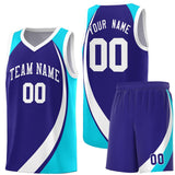 Custom Individualized Color Block Sports Uniform Basketball Jersey Printed Team Logo Number