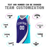 Custom Individualized Color Block Sports Uniform Basketball Jersey Printed Team Logo Number