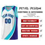 Custom Personalized Any Name Number Color Block Sports Uniform Basketball Jersey