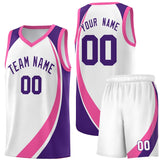 Custom Personalized Color Block Sports Uniform Basketball Jersey For Adult