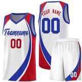 Custom Hip Hop Color Block Sports Uniform Basketball Jersey Add Logo Number
