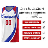 Custom Hip Hop Color Block Sports Uniform Basketball Jersey Add Logo Number
