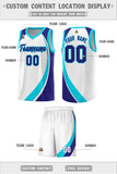 Custom Hip Hop Color Block Sports Uniform Basketball Jersey Text Logo Number