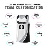 Custom Hip Hop Color Block Sports Uniform Basketball Jersey Text Logo Number