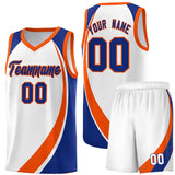 Custom Hip Hop Color Block Sports Uniform Basketball Jersey Printed Logo Number