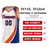 Custom Hip Hop Color Block Sports Uniform Basketball Jersey Printed Logo Number
