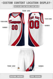 Custom Hip Hop Color Block Sports Uniform Basketball Jersey Printed Logo Number
