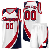 Custom Hip Hop Color Block Sports Uniform Basketball Jersey Printed Logo Number