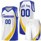 Custom Traditional Color Block Sports Uniform Basketball Jersey Add Team Logo Number