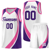 Custom Traditional Color Block Sports Uniform Basketball Jersey Text Team Logo Number