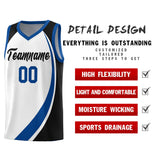 Custom Traditional Color Block Sports Uniform Basketball Jersey Text Team Logo Number