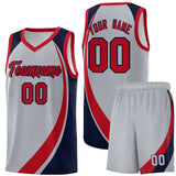 Custom Hip Hop Color Block Sports Uniform Basketball Jersey Add Logo Number