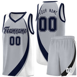 Custom Traditional Color Block Sports Uniform Basketball Jersey Add Team Logo Number