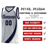 Custom Traditional Color Block Sports Uniform Basketball Jersey Add Team Logo Number
